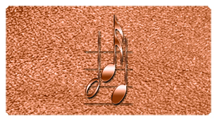 DSC700 382 CP Music Notes Copper